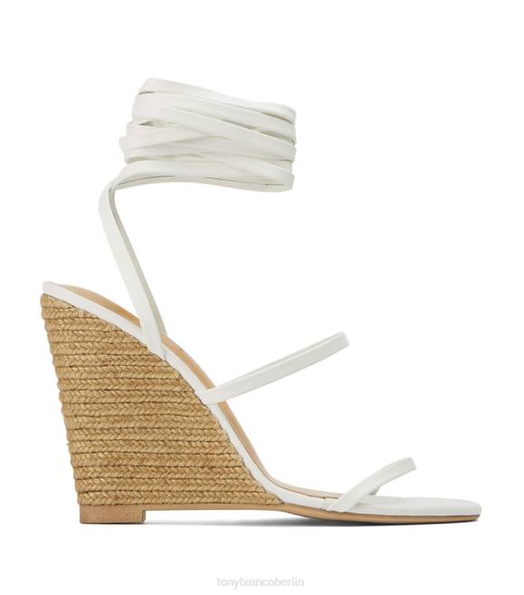 Riemchensandaletten| de Tony Bianco Frauen Gabriella-Wedges Milch-Capretto 4624371